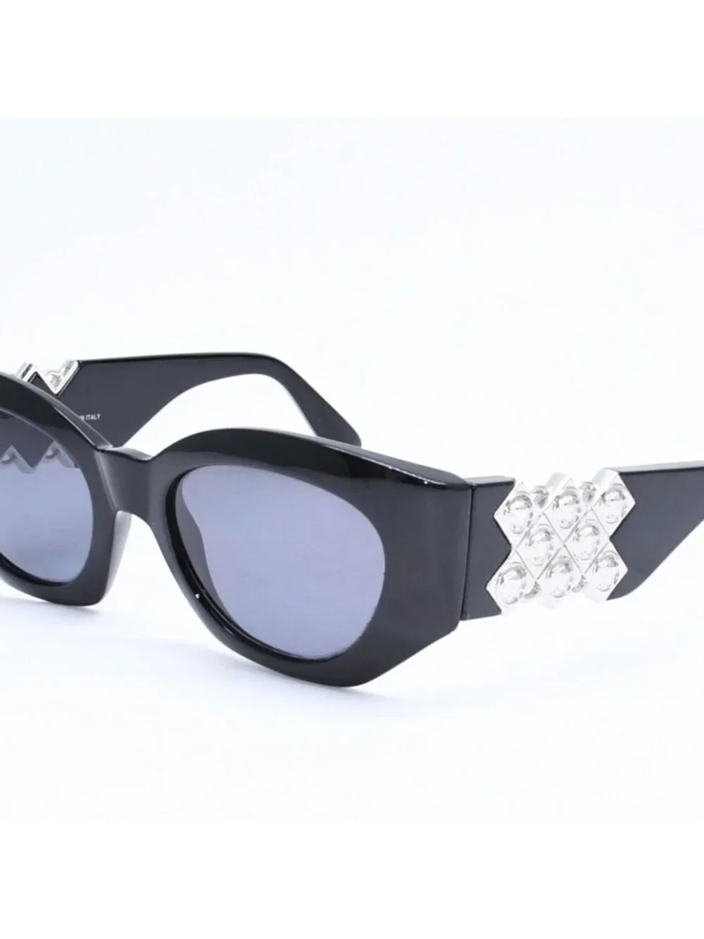 Versace Sunglasses Eyewear Medusa Black Silver